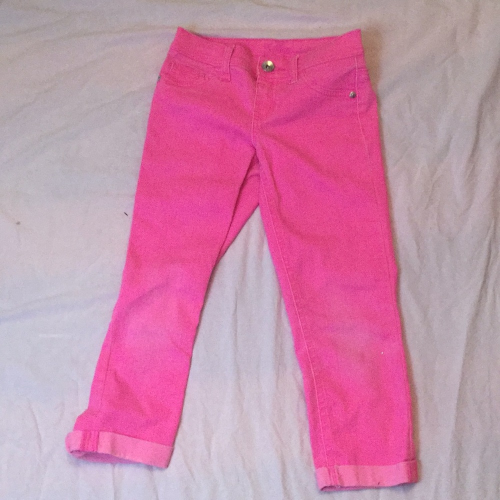 pink jeans are comfortable to wear and very cute